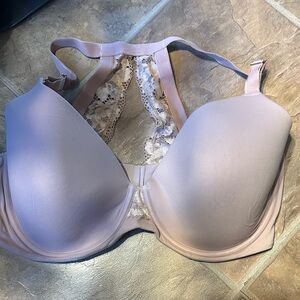 Soma Soft Pink Lace-Back Bra